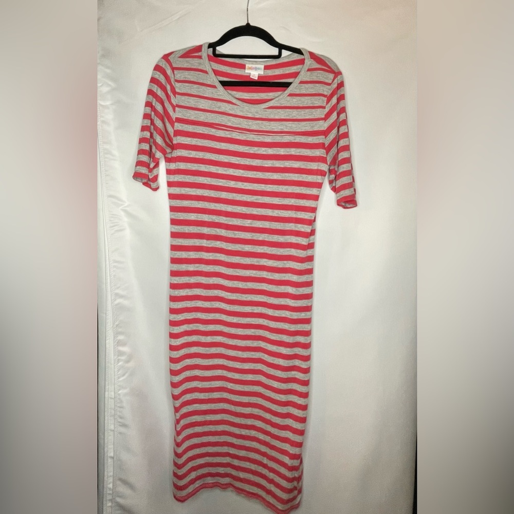 *NWOT* LuLaRoe Julia Dress Stripes small